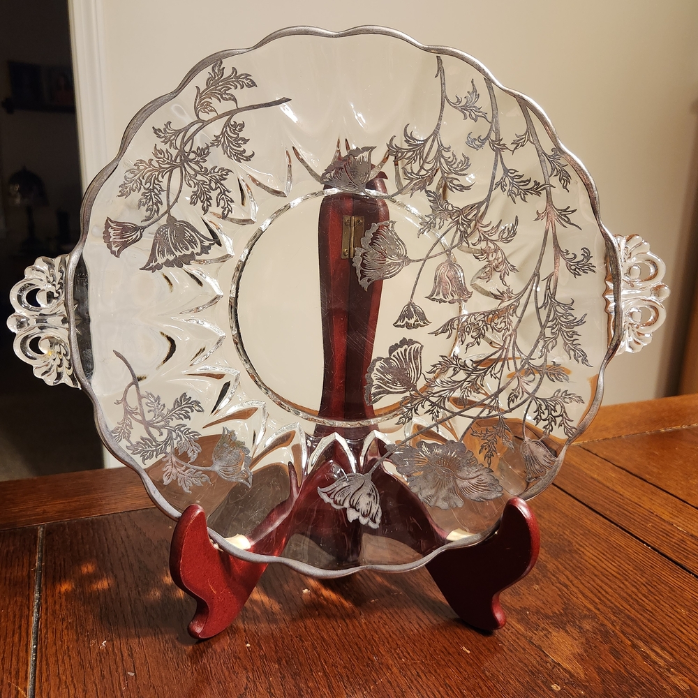 Silver City Cake Plate